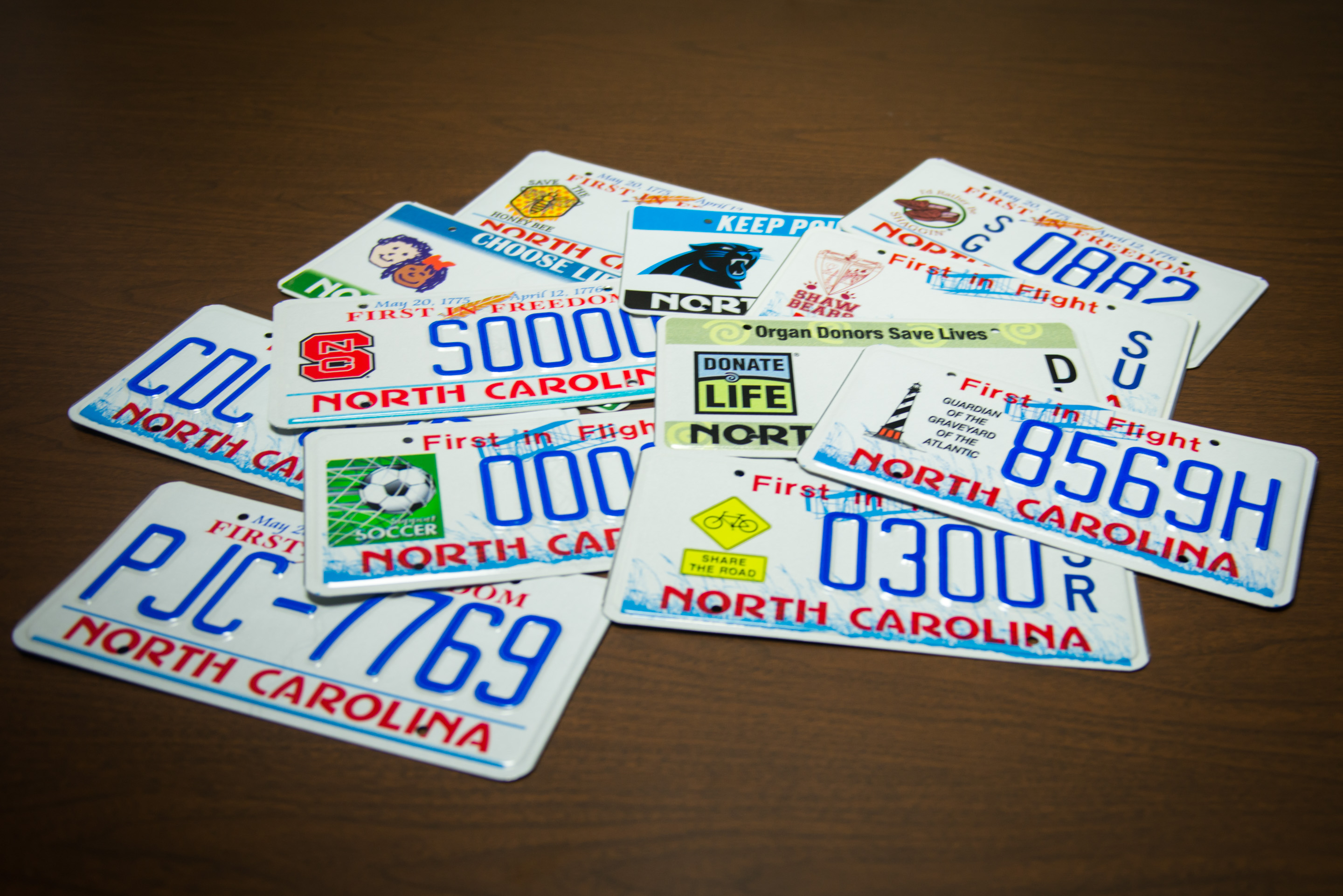personalized vehicle plates